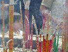 Through Temple Incense - Kunming, Yunnan Province, China